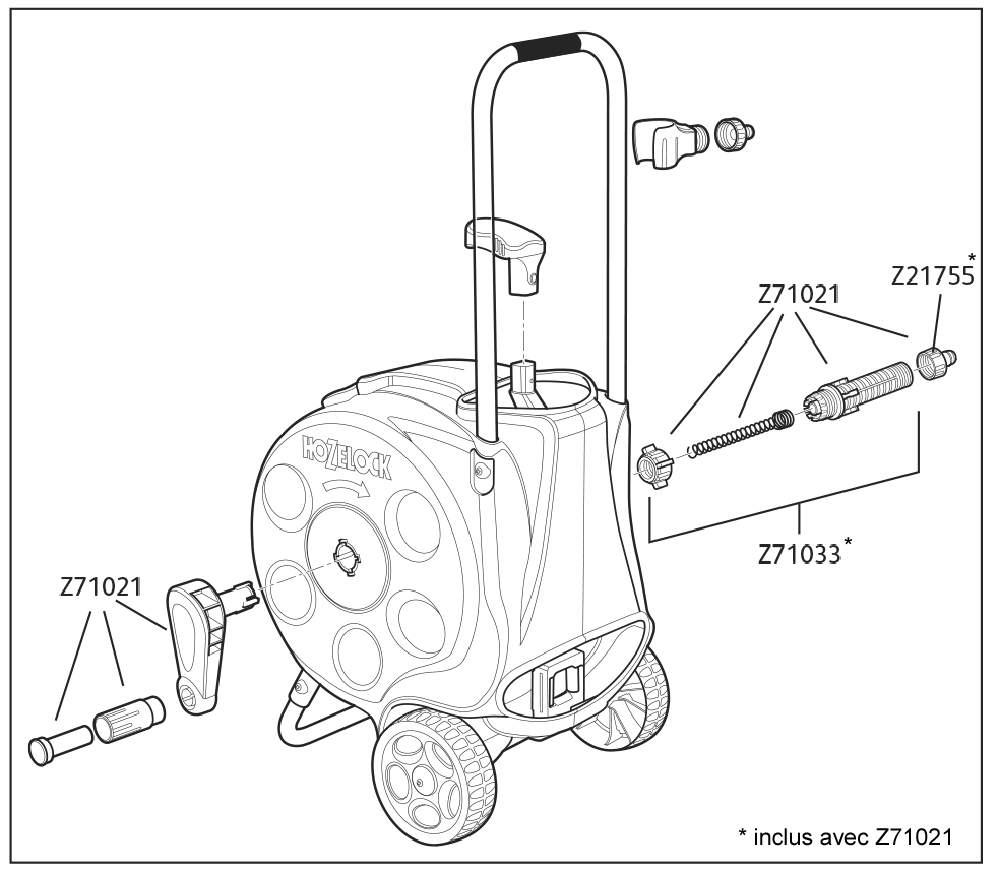 Pièces enrouleur Compact Cart (ref. 2416)